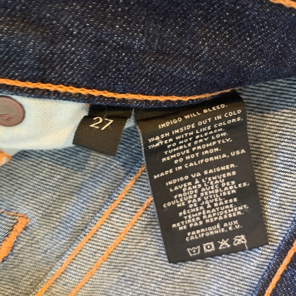 J Brand Dark Vintage Wash Jeans Women’s Size 27 or Approx. Size 4 - Picture 5 of 7